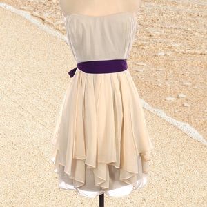 Strapless cocktail dress